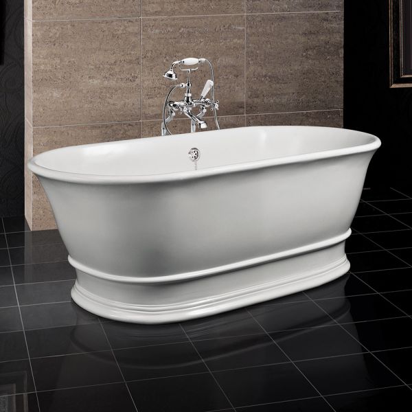 BC Designs Bampton Double Ended Freestanding Bath 1555 x 740 BAB032 #3