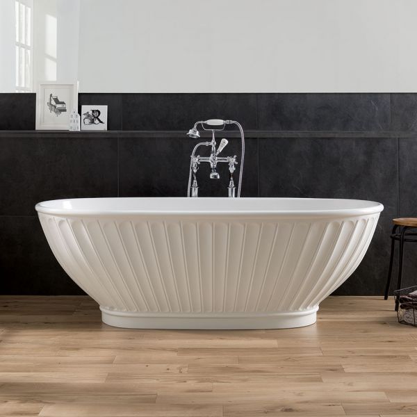 BC Designs Casini Double Ended Freestanding Bath 1690 x 735 BAB035 #3