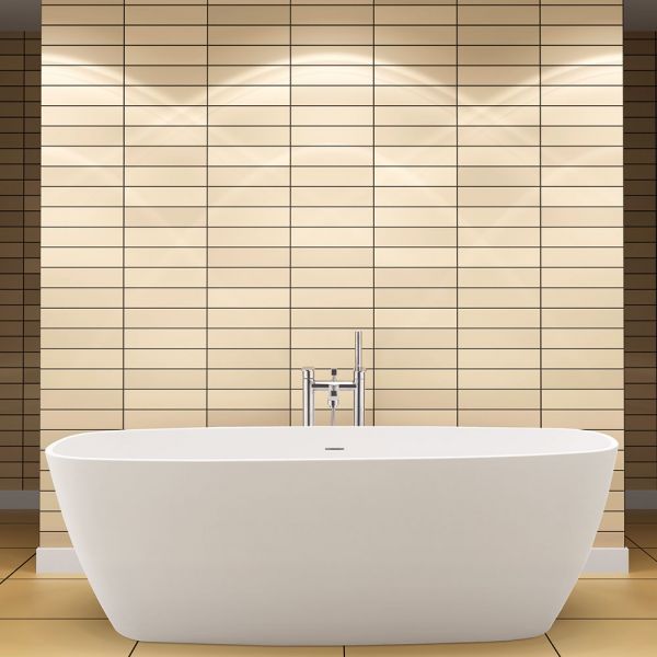 BC Designs Vive Double Ended Freestanding Bath 1610 x 750 BAB064 #5
