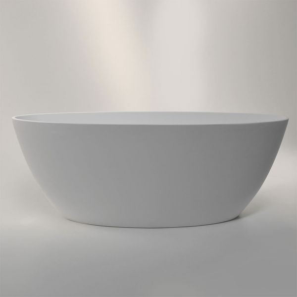 BC Designs Projekt Esseta Polished White Double Ended Freestanding Bath 1510 x 760 BAB071 #2