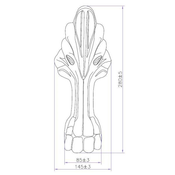 BC Designs Tye Traditional Single Ended Shower Bath 1700 x 750mm BAU076 #4