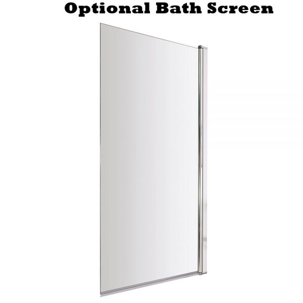 BC Designs Tye Traditional Single Ended Shower Bath 1500 x 750mm BAU055 #5