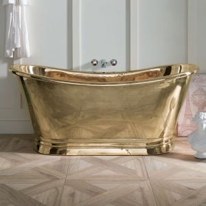 BC Designs Brass Freestanding Boat Bath 1700 x 725mm BAC032