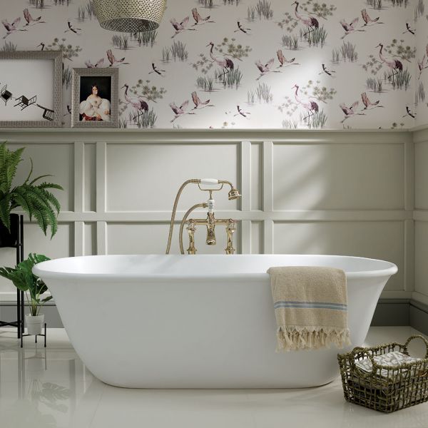 BC Designs Omnia Double Ended Freestanding Bath 1615 x 760 BAB078 #2
