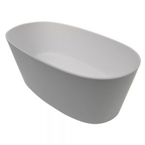 BC Designs Projekt Sorpressa Matt White Double Ended Freestanding Bath 1510 x 760 BAB072