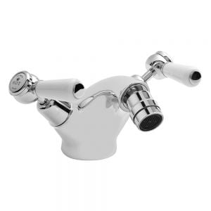 BC Designs Victrion Lever Chrome Mono Bidet Mixer Tap with Pull Up Waste