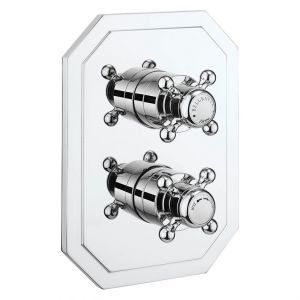 Crosswater Belgravia Crossbox Chrome Single Outlet Thermostatic Shower Valve