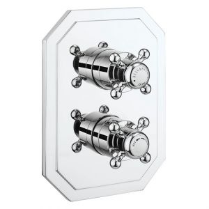 Crosswater Belgravia Crossbox Chrome Three Outlet Thermostatic Shower Valve