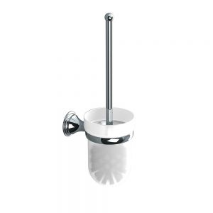 Sonia Genoa Chrome Wall Mounted Toilet Brush Set