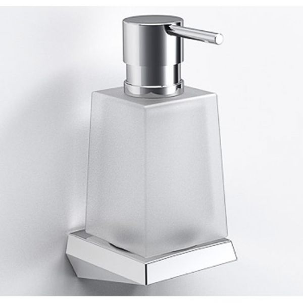 Sonia S7 Frosted Glass Soap Dispenser with Chrome Fixings BO161836