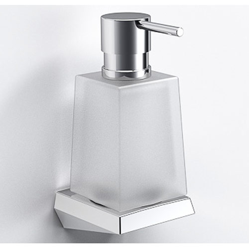 Sonia S7 Frosted Glass Soap Dispenser with Chrome Fixings BO161836