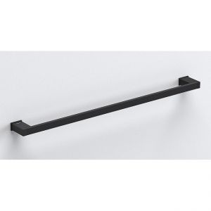 Sonia S Cube Black 800mm Towel Rail