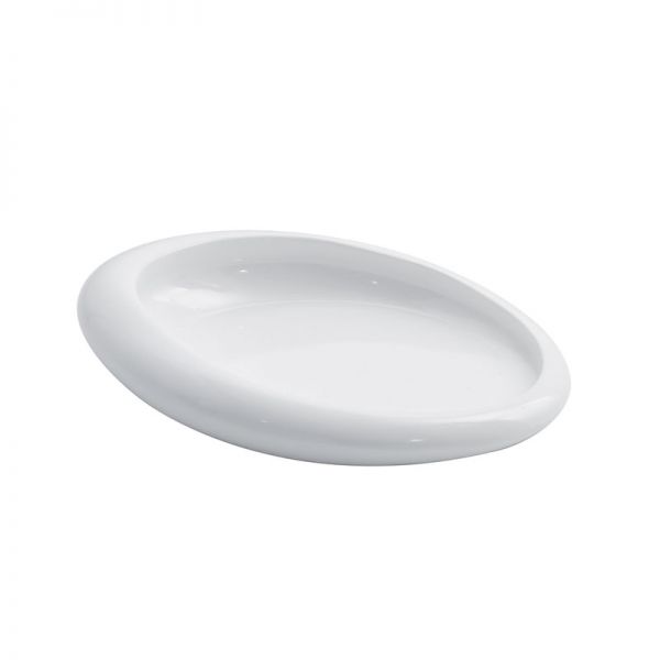 Gedy Iside Gloss White Freestanding Soap Dish