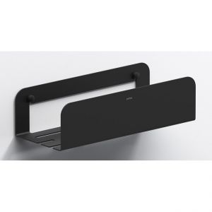 Sonia Quick Black 300mm Deep Shower Shelf