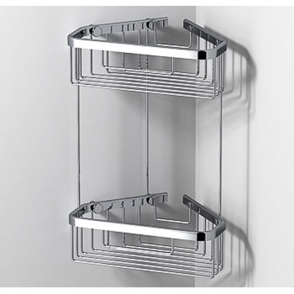 Sonia Chrome Double Corner Shower Basket