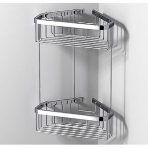 Sonia Chrome Double Corner Shower Basket