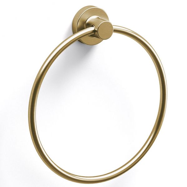 Sonia Tecno Project Brushed Brass Towel Ring