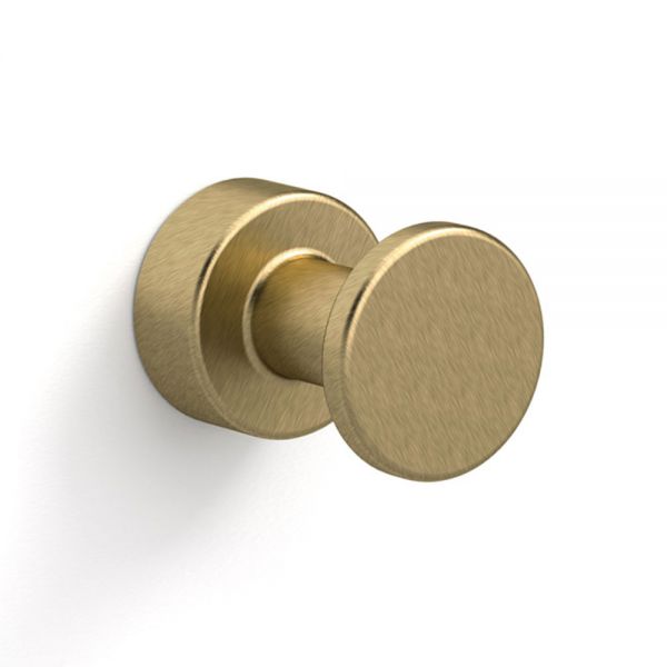 Sonia Tecno Project Brushed Brass Robe Hook