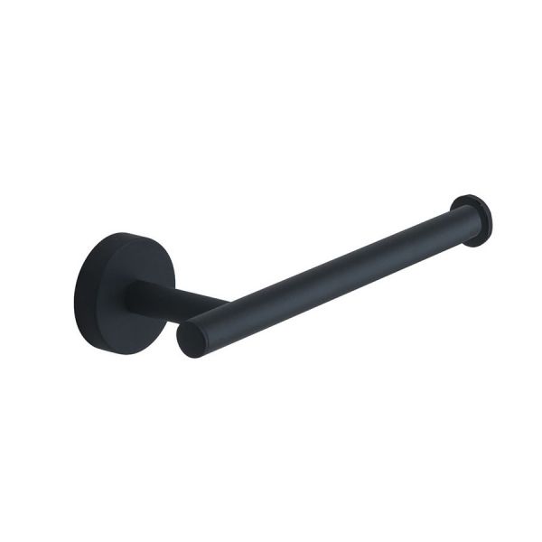 Gedy Eros Black Open Toilet Roll Holder