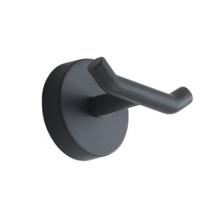 Gedy Eros Black Double Robe Hook