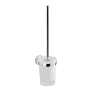 Gedy Eros Chrome Wall Mounted Toilet Brush Set