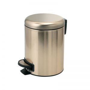 Gedy Matt Gold Potty Pedal Bin 3L