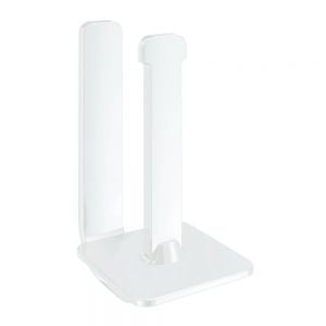 Gedy Outline Matt White Wall Mounted Spare Toilet Roll Holder