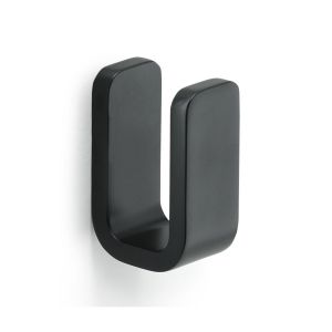 Gedy Outline Matt Black Wall Mounted Robe Hook