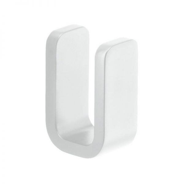 Gedy Outline Matt White Wall Mounted Robe Hook