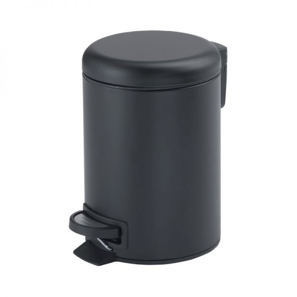 Gedy Matt Black Potty Pedal Bin 5L BO330914