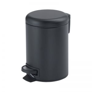 Gedy Matt Black Potty Pedal Bin 5L