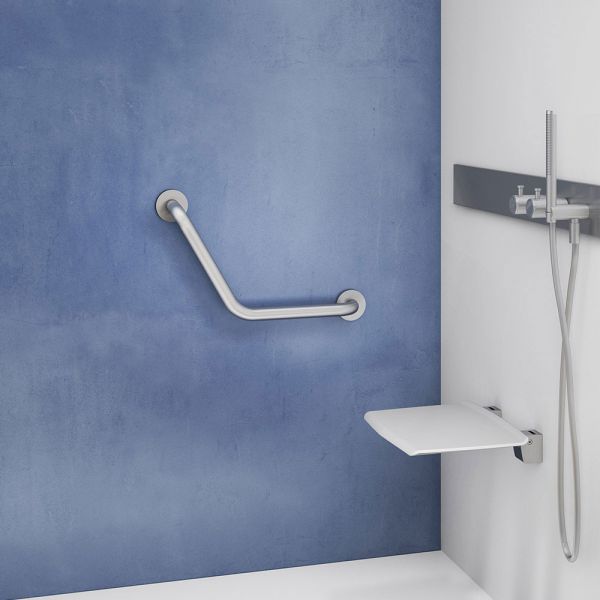 Gedy G Pro Brushed Stainless Steel Angled Grab Bar #2
