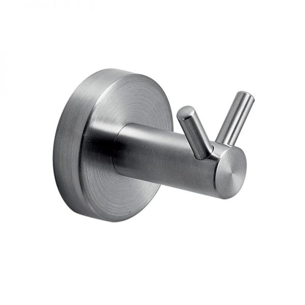 Gedy G Pro Brushed Stainless Steel Double Robe Hook