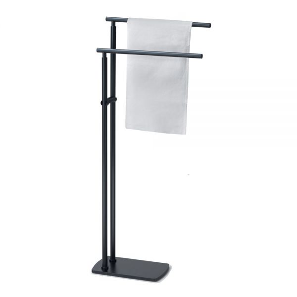 Gedy Florida Matt Black Freestanding Towel Stand
