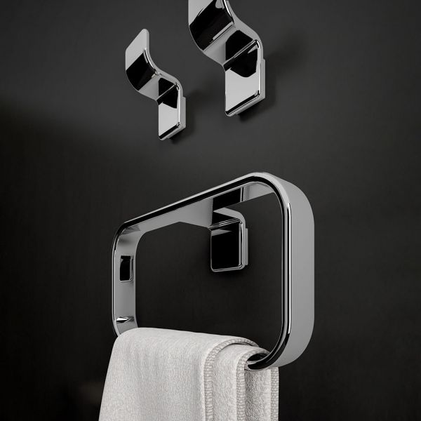 Gedy Il Giglio Chrome Robe Hook #2