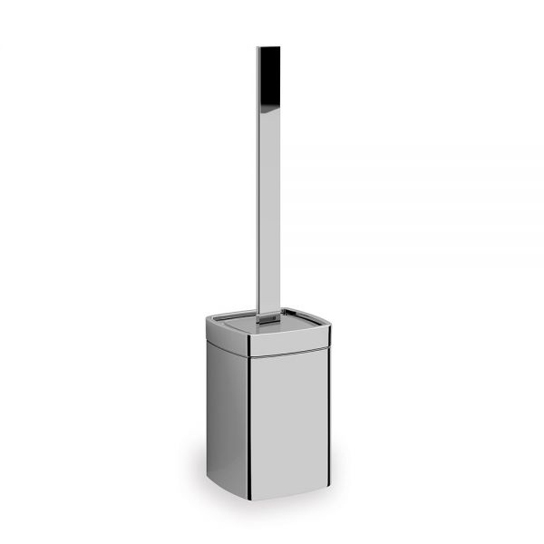 Gedy Il Giglio Chrome Freestanding Toilet Brush Set