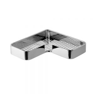 Gedy Il Giglio Chrome Corner Shower Basket