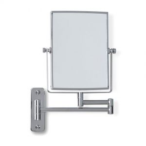 Origins Living Addison 150 x 200 Chrome Magnifying Bathroom Mirror