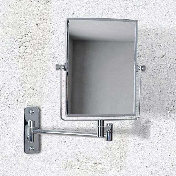 Origins Living Addison 150 x 200 Chrome Magnifying Bathroom Mirror #2