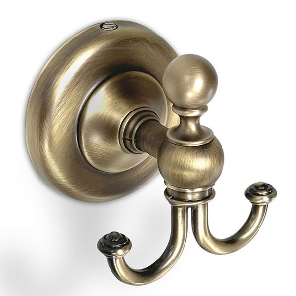 Origins Living Albany Aged Brass Double Robe Hook