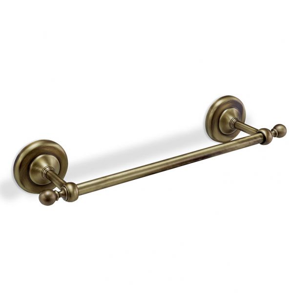 Origins Living Albany Aged Brass Towel Rail 30cm