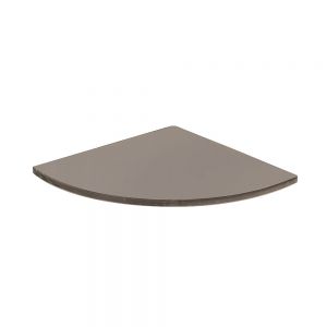 Origins Living Pier 250 Bronze Glass Corner Shelf