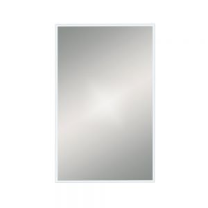 Origins Living Docklands White 500 x 800 Rectangular Bathroom Mirror