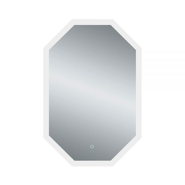Origins Living Grand Deco Octagon LED Bathroom Mirror 600 x 900mm