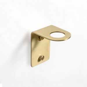 Origins Living Brushed Brass Bottle Holder 1 Hole