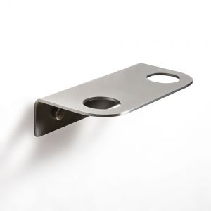 Origins Living Brushed Stainless Steel Bottle Holder 2 Holes