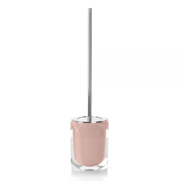 Gedy Chanelle Pink Freestanding Toilet Brush Set