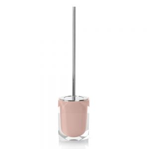 Gedy Chanelle Pink Freestanding Toilet Brush Set