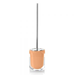Gedy Chanelle Peach Freestanding Toilet Brush Set