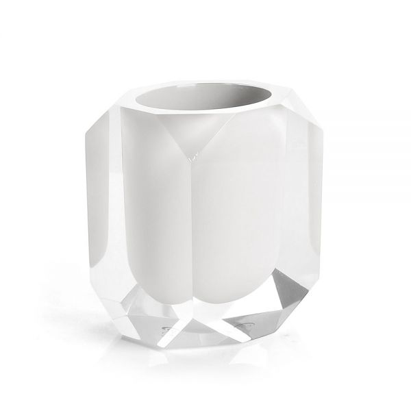 Gedy Chanelle White Toothbrush Holder